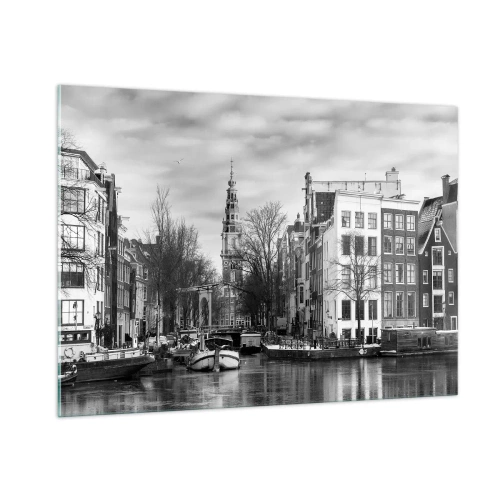 Obraz na skle - Amsterdamské vibrace - 100x70 cm