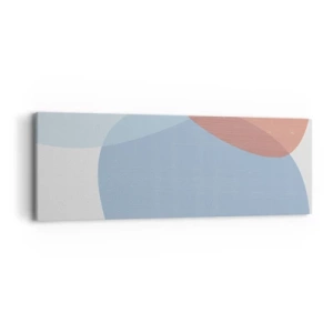 Obraz na plátně - Pastelové vztahy - 90x30 cm
