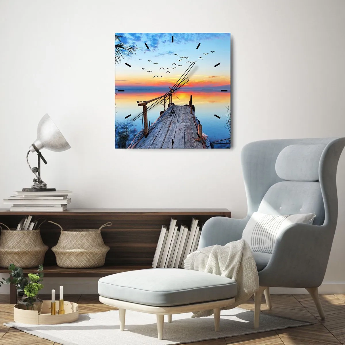 Nástěnné hodiny - Je čas vrátit se… - 30x30 cm