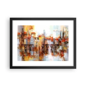 Plakát v černém rámu - Pod mostem je taky krásně - 40x30 cm