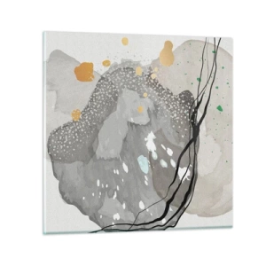 Obraz na skle - Organická kompozice - 60x60 cm