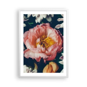 Plakát v bílém rámu - S barokním přepychem - 50x70 cm