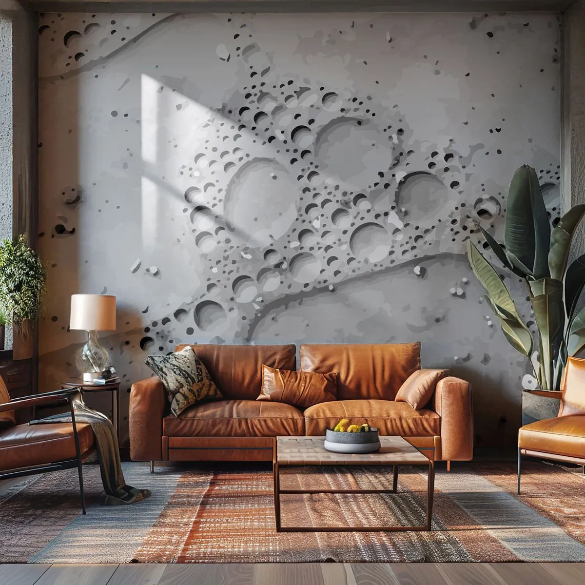 Fototapeta Premium Canvas - Stopa po zpěněném - Složení, Kus, Grafika - 350x256 cm