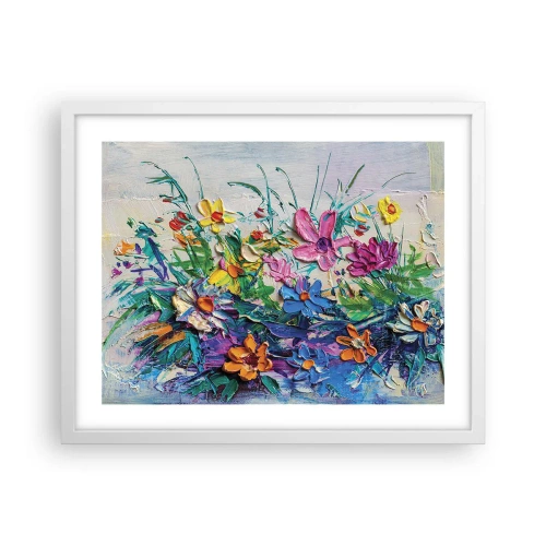 Plakát v bílém rámu - Vůbec ne zátiší - 50x40 cm