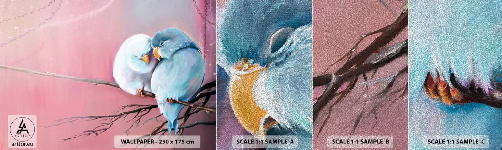 Vzor Fototapety Premium Sand - Co k tomu dodat?… - Ptactvo, Příroda, Kus - 100x30 cm