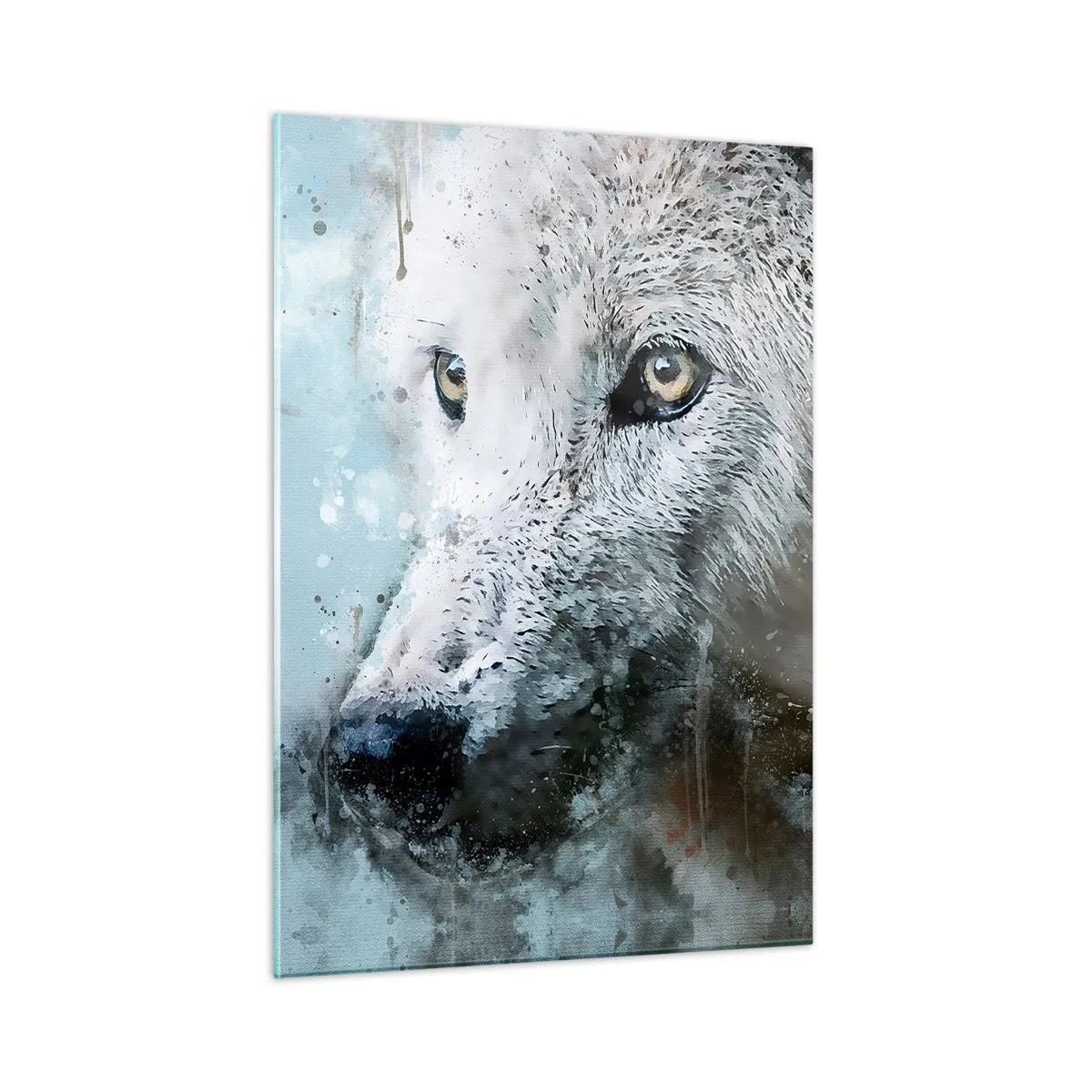 Obraz na skle - Seznamte se s vlčí duší - 50x70 cm