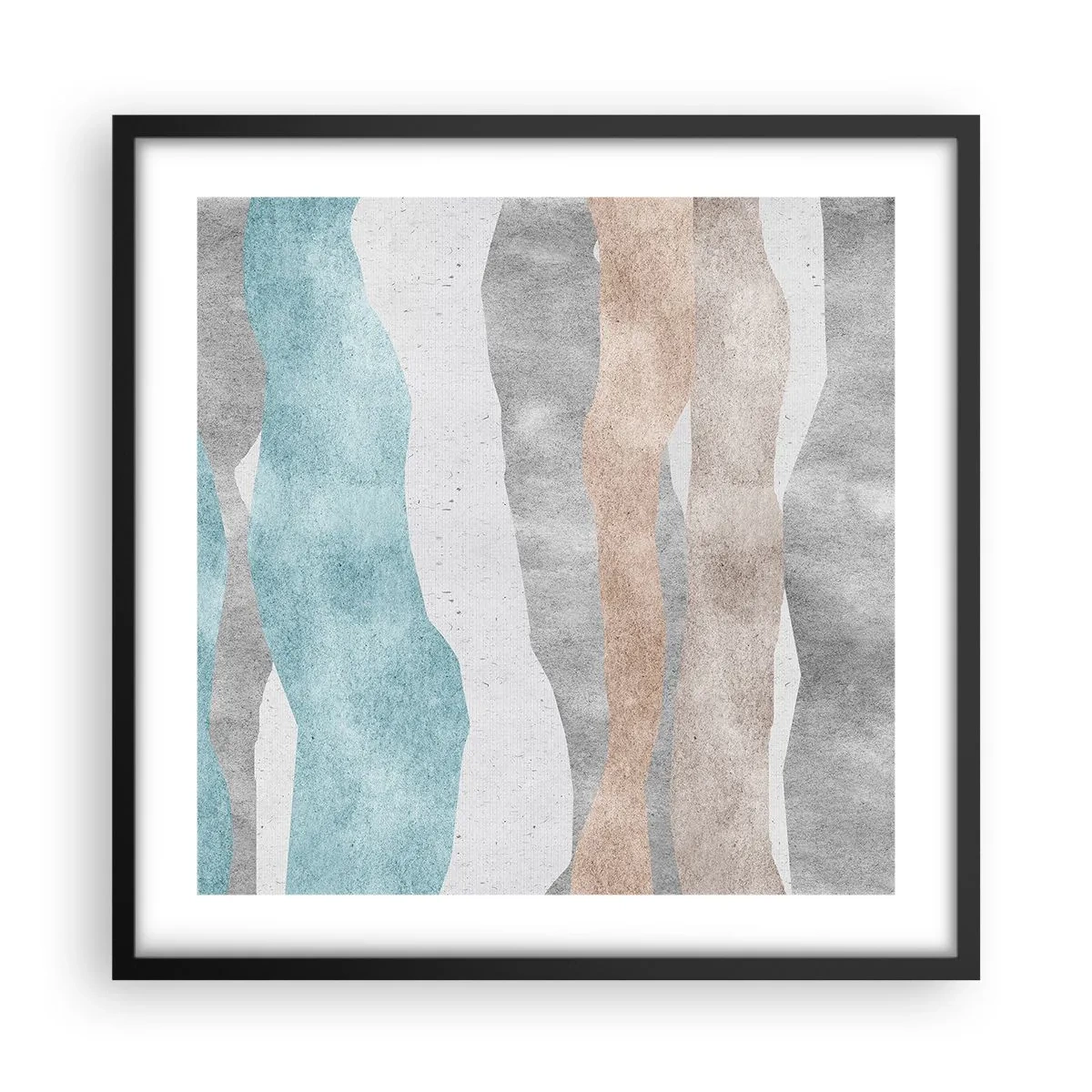 Plakát v černém rámu - Studie blízkosti - 50x50 cm