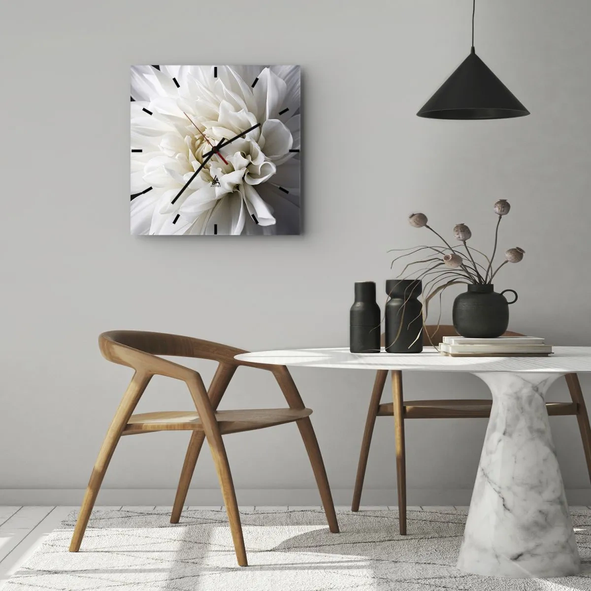 Nástěnné hodiny - Dopoledne s nevěstou - 30x30 cm