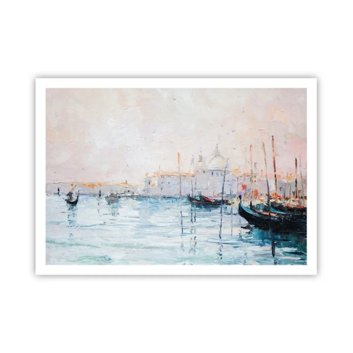 Plakát - Za vodou, za mlhou - 100x70 cm