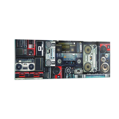 Obraz na skle - Stesk po 80. letech - 140x50 cm