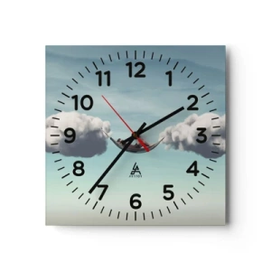 Nástěnné hodiny - Blaženost okamžiku - 40x40 cm