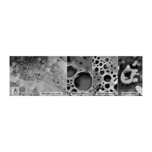 Fototapeta Vzorek Standard Eco - Jako měsíční krajina - Složení, Kus, Grafika - 100x30 cm