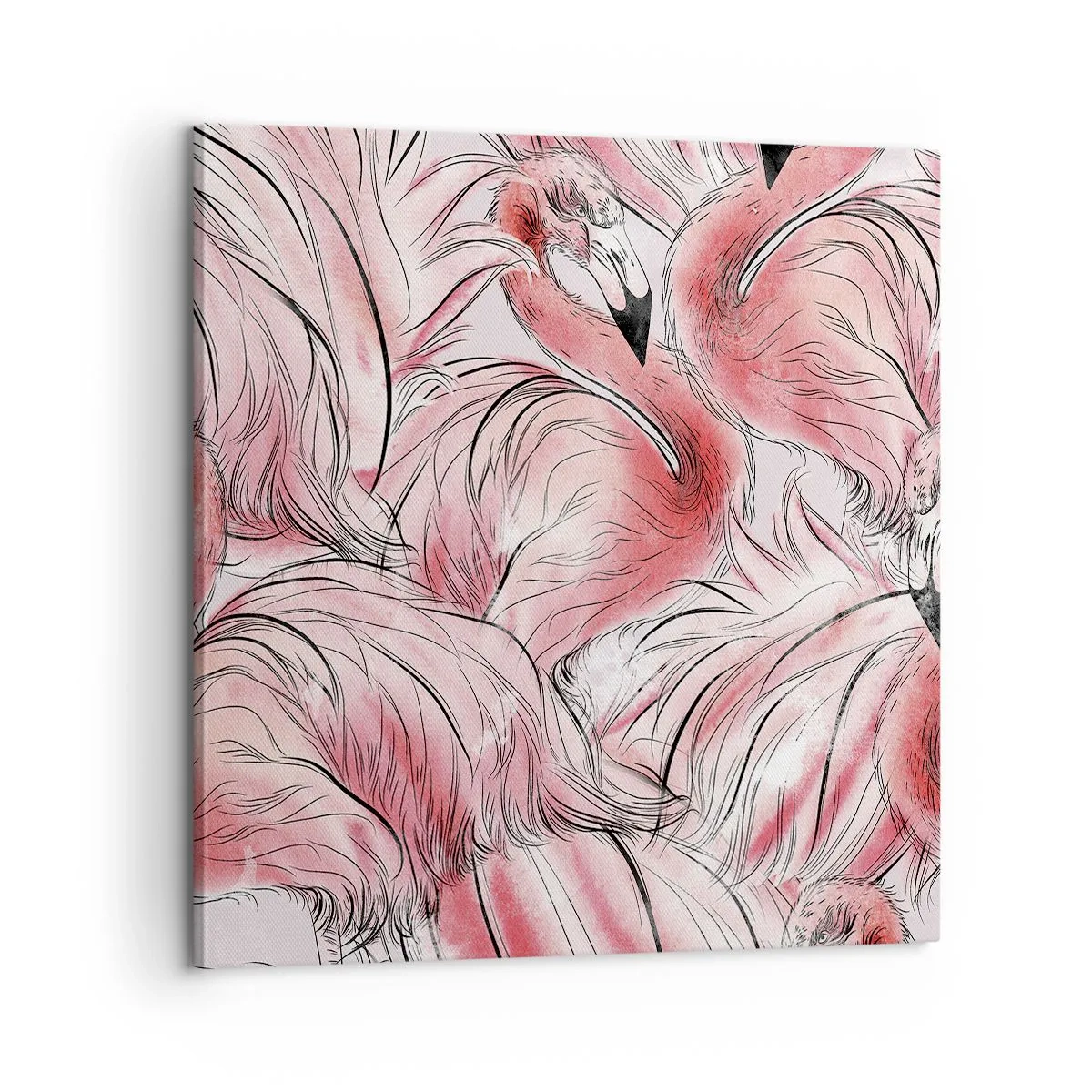 Obraz na plátně - Ptačí corps de ballet - 60x60 cm