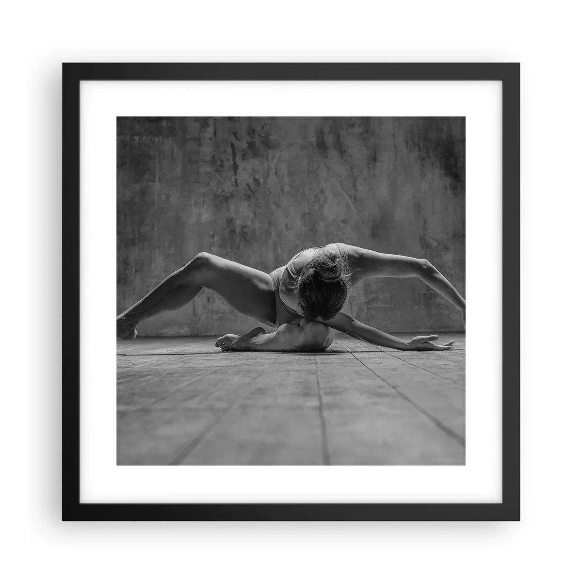 Plakát v černém rámu - Nalezená symetrie - 40x40 cm