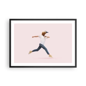 Plakát v černém rámu - Špetka absurdity - 70x50 cm