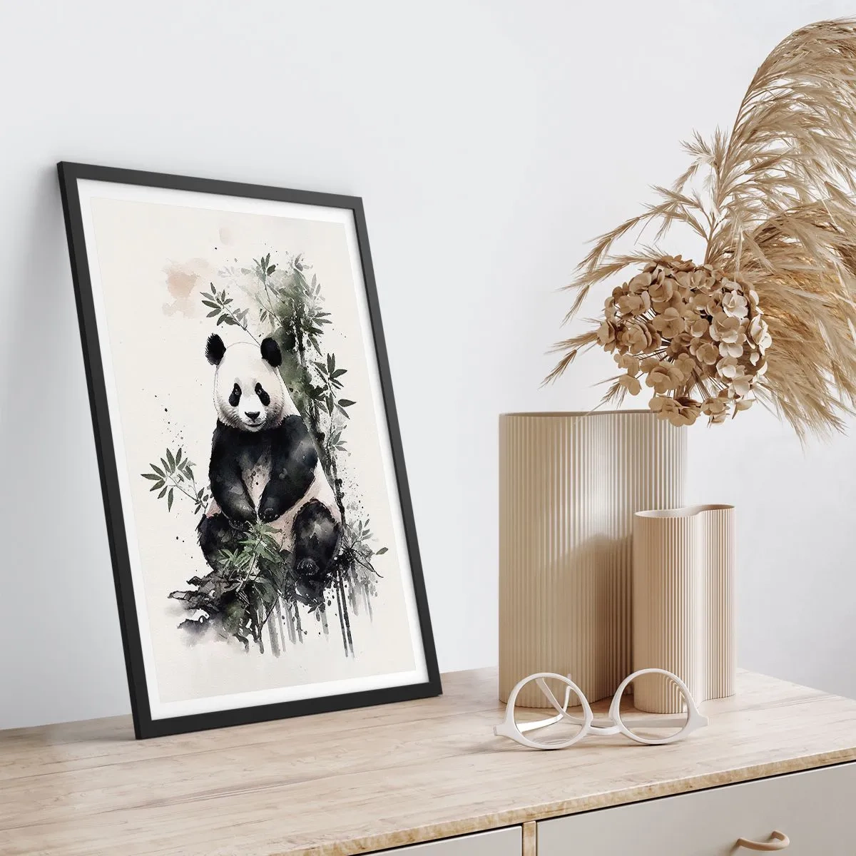 Plakát v černém rámu - Pozdravy z Číny - 61x91 cm