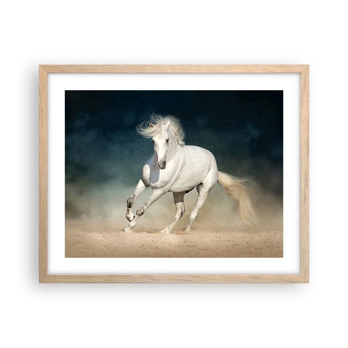 Plakát v rámu světlý dub - Svoboda v čistém stavu - 50x40 cm