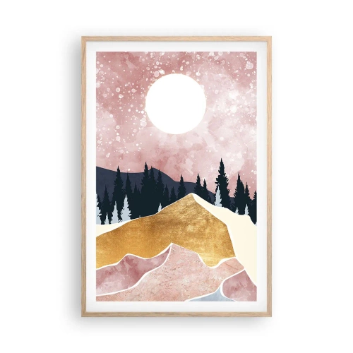 Plakát v rámu světlý dub - Noční hlídka - 61x91 cm