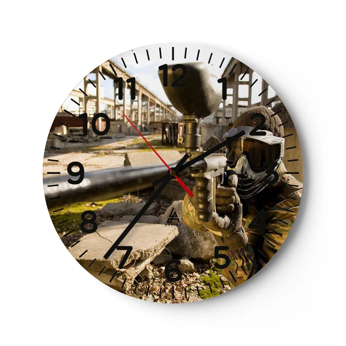 Nástěnné hodiny - I vy můžete být hrdinou - 40x40 cm