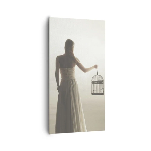 Obraz na plátně - Buď svobodná - 65x120 cm