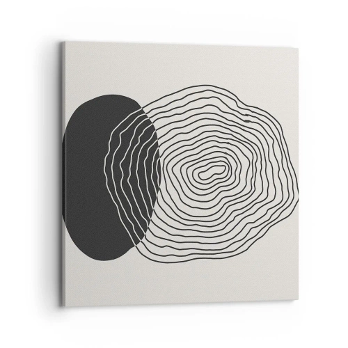 Obraz na plátně - Trvání a kmitání - 70x70 cm