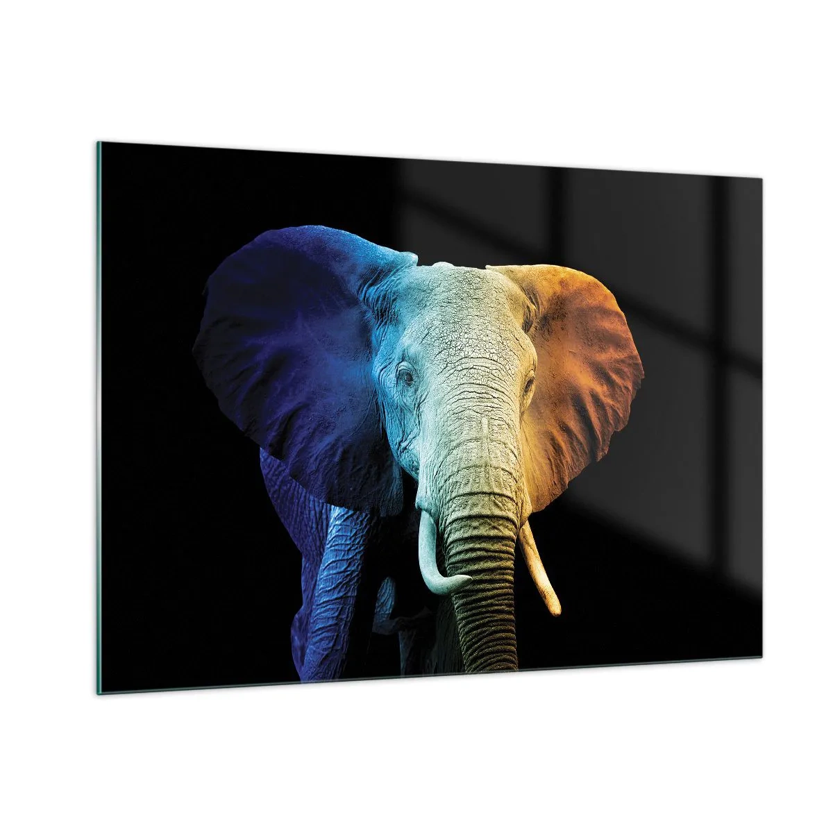 Obraz na skle - Výstřední muž, ale ne podivín - 100x70 cm