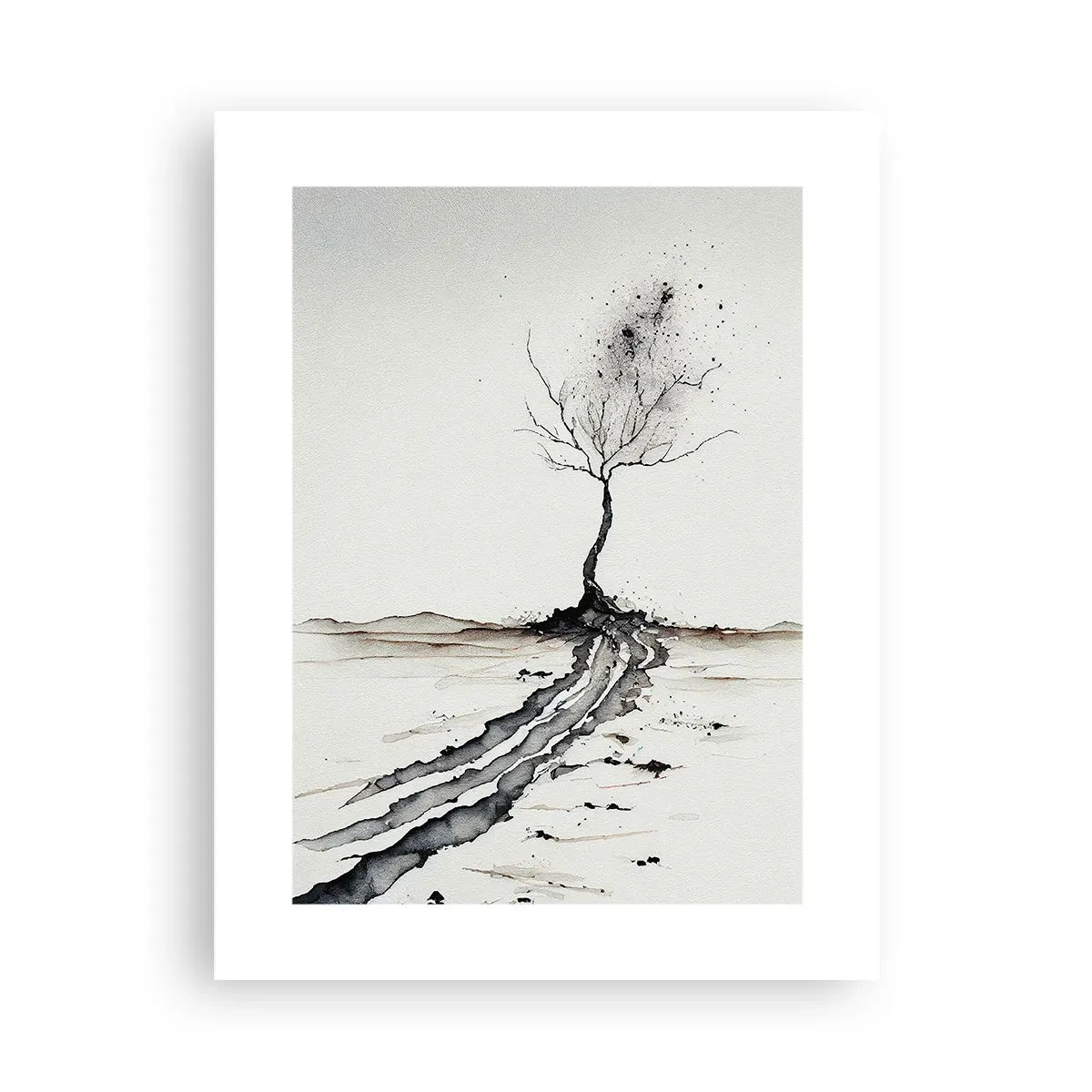 Plakát - Zimní melancholie - 30x40 cm