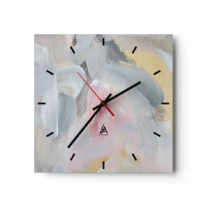 Nástěnné hodiny - V pastelovém světě - 40x40 cm