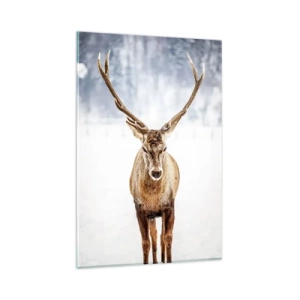 Obraz na skle - Přímo ze sněhové mlhy - 80x120 cm