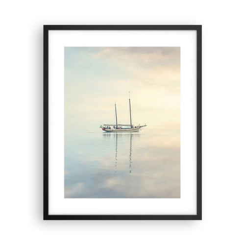 Plakát v černém rámu - V moři ticha - 40x50 cm