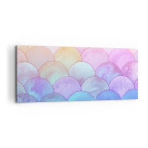 Obraz na plátně - Perleťová šupina - 100x40 cm