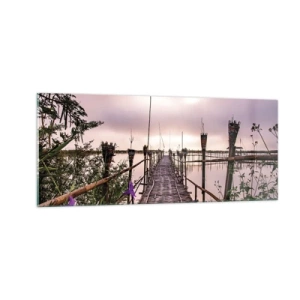 Obraz na skle - Klid a pohoda Asie - 100x40 cm