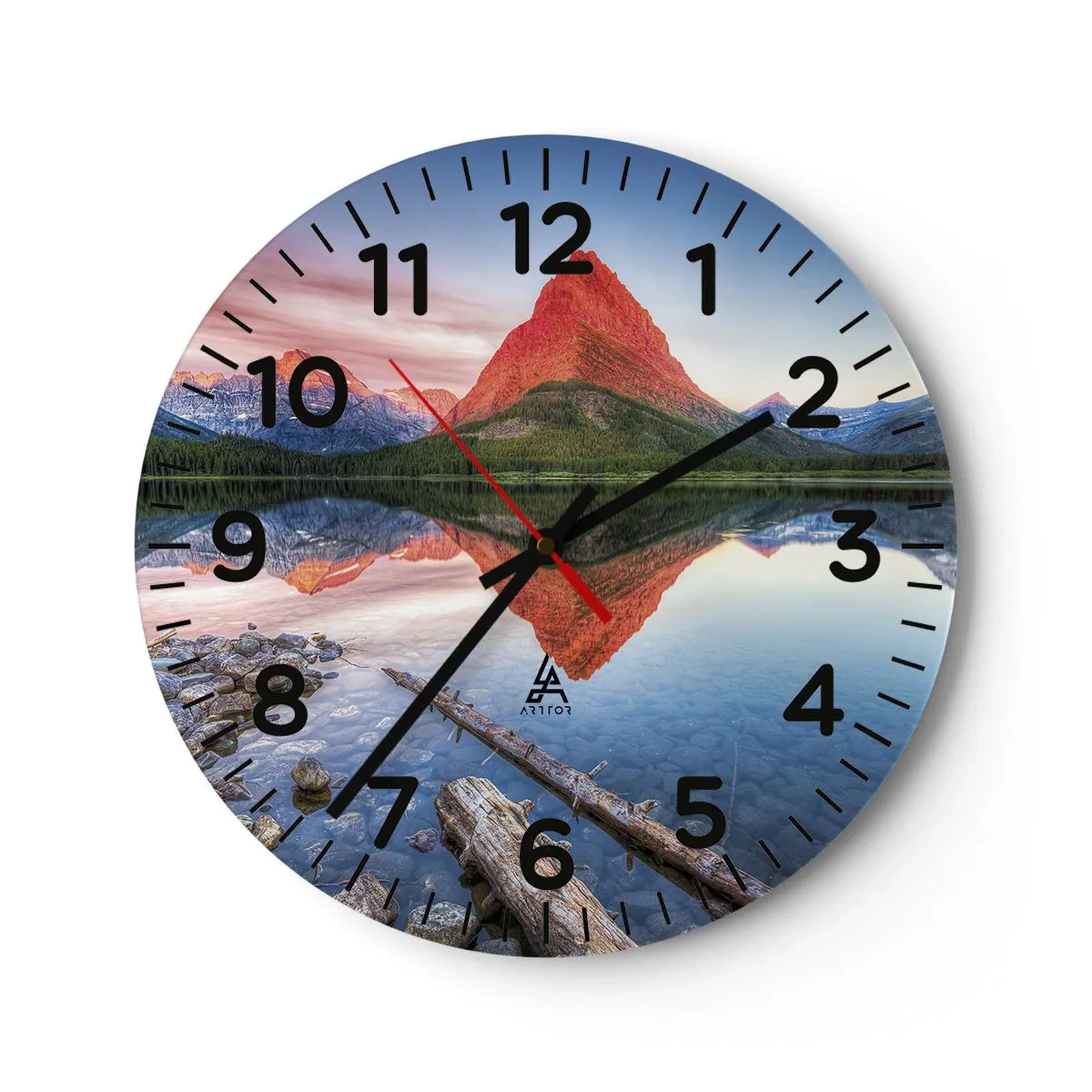 Nástěnné hodiny - Teplo a chlad - 40x40 cm