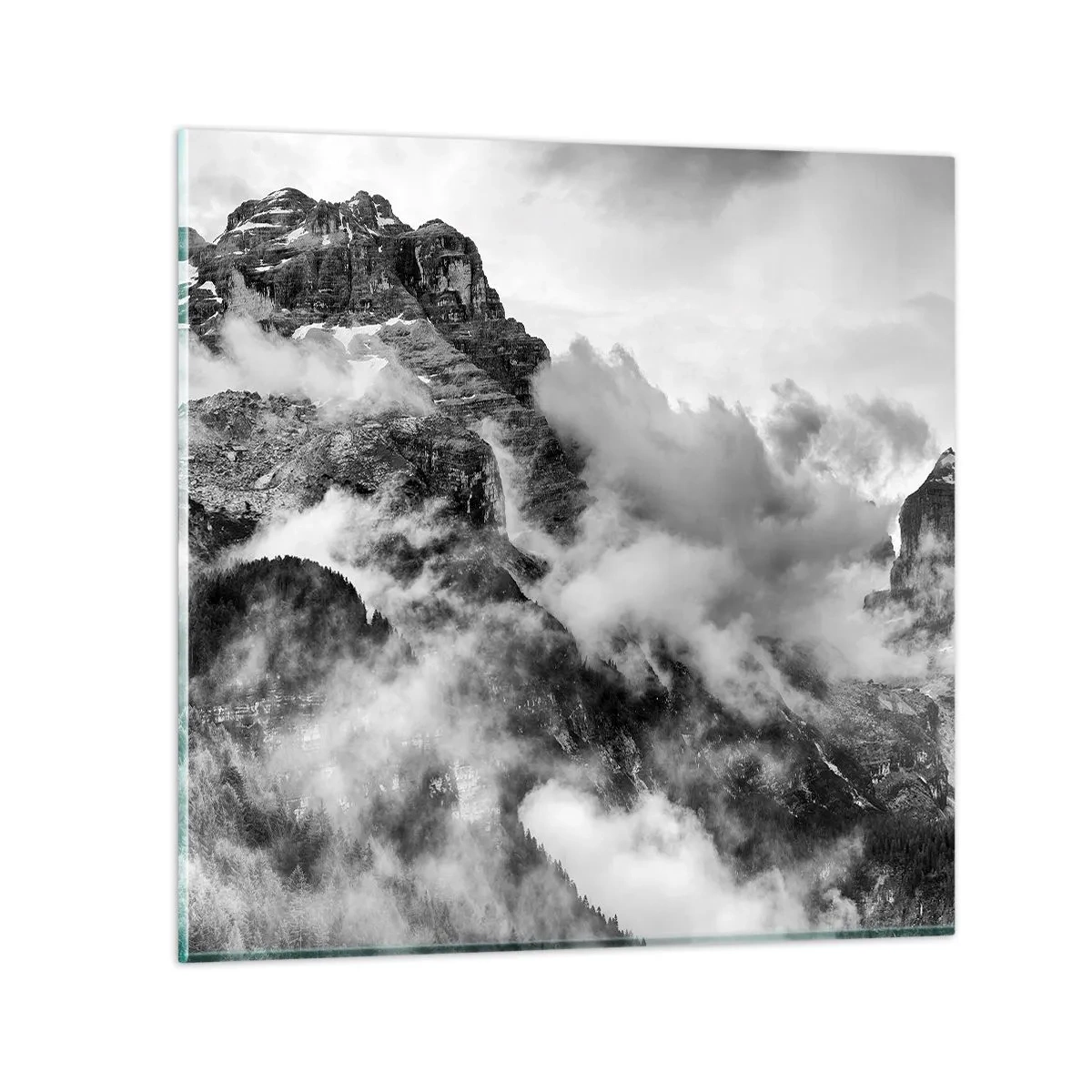 Obraz na skle - Krásné a kruté - 30x30 cm