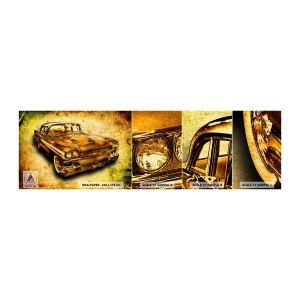 Vzor Fototapety Samolepicí Deluxe Sticker - Nepomíjívá krása klasiky - Automobilový průmysl, Klasické auto, Hobby - 100x30 cm