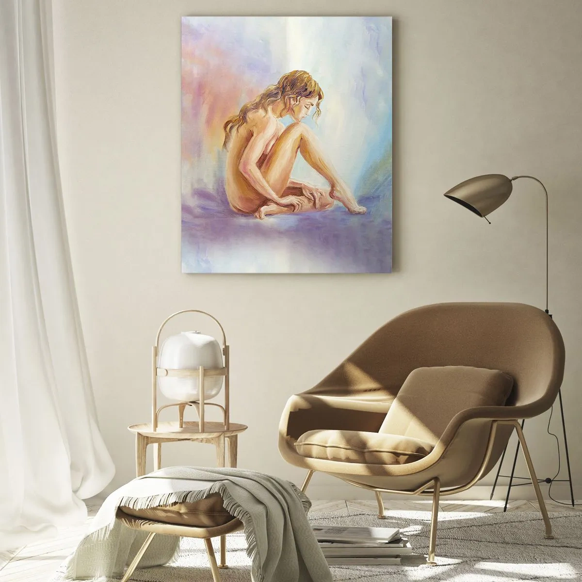 Obraz na skle - Akt mládí - 80x120 cm