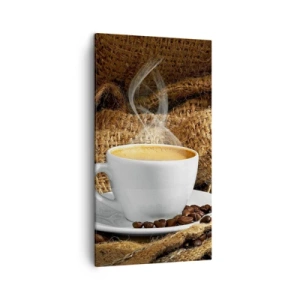 Obraz na plátně - Vůně moka a hustota medové tekutiny - 45x80 cm