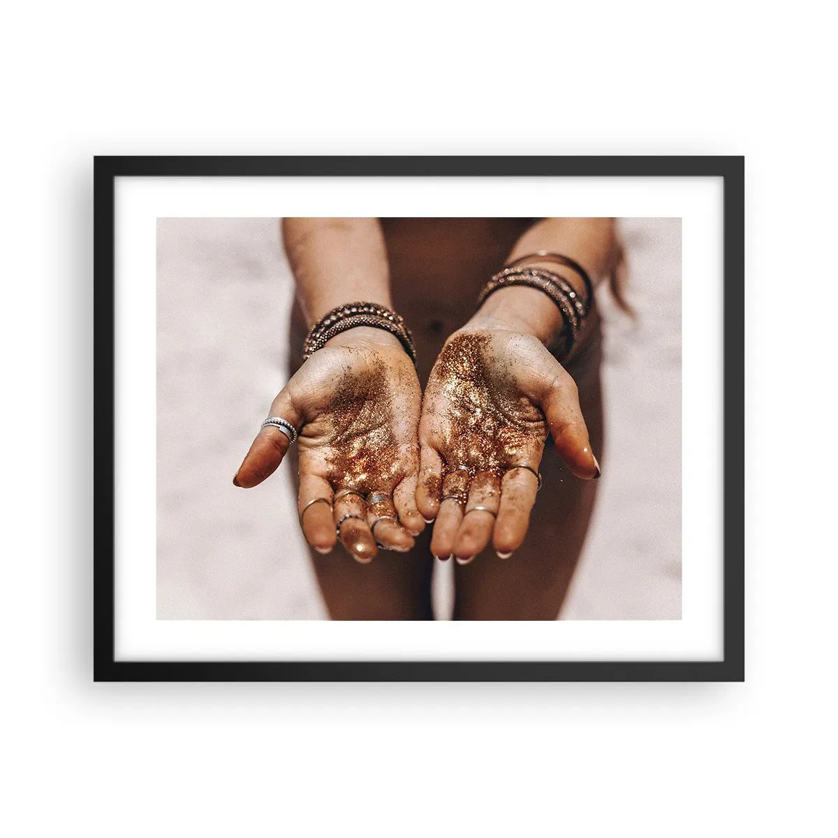 Plakát v černém rámu - Dárek pro tebe - 50x40 cm