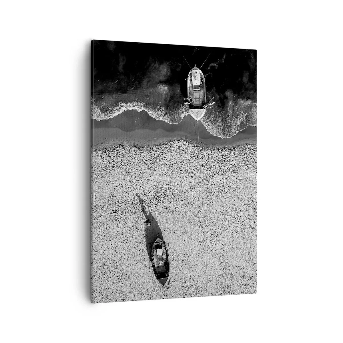 Obraz na plátně - Ještě na břehu… - 50x70 cm