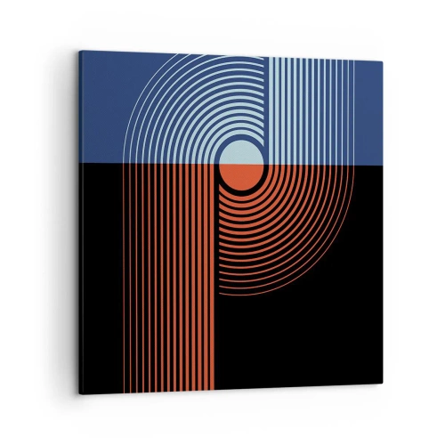 Obraz na plátně - V geometrickém objetí - 50x50 cm