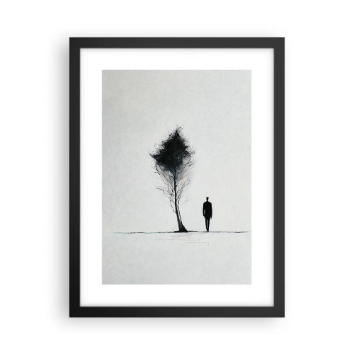 Plakát v černém rámu - Všichni se touláme - 30x40 cm