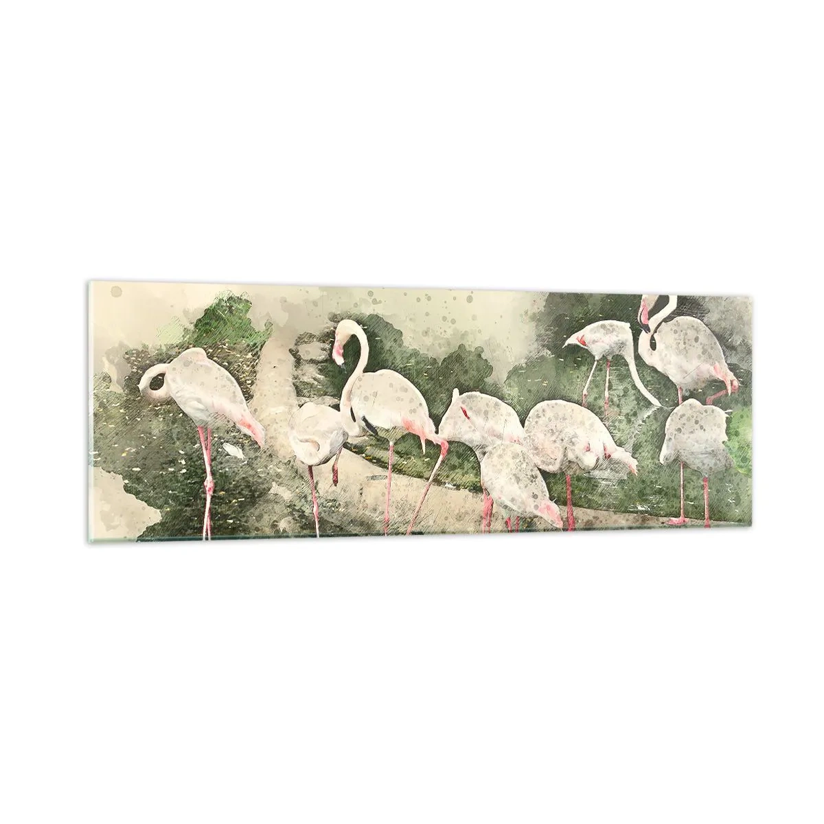 Obraz na skle - Exotický sen - 90x30 cm