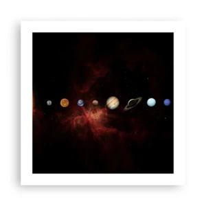 Plakát - Naše čtvrť - 50x50 cm