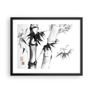 Plakát v černém rámu - Blízký záběr na orient - 50x40 cm