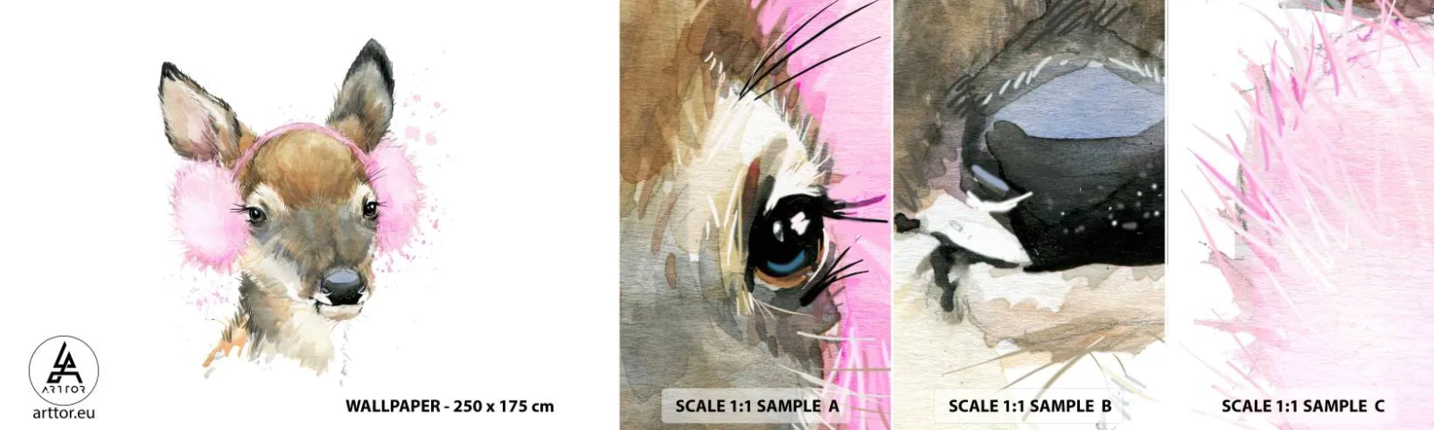 Fototapeta Vzorek Standard Eco - A mráz už není tak hrozný - Pro děti, Jikry, Grafika - 100x30 cm