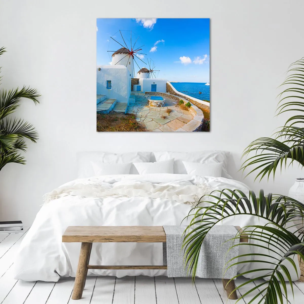 Obraz na plátně - Modrý vítr od moře - 60x60 cm