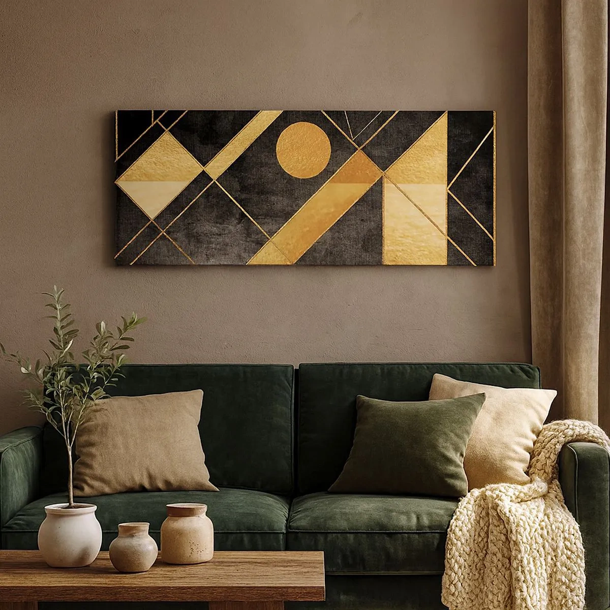 Obraz na plátně - Slunce pouště - 100x40 cm