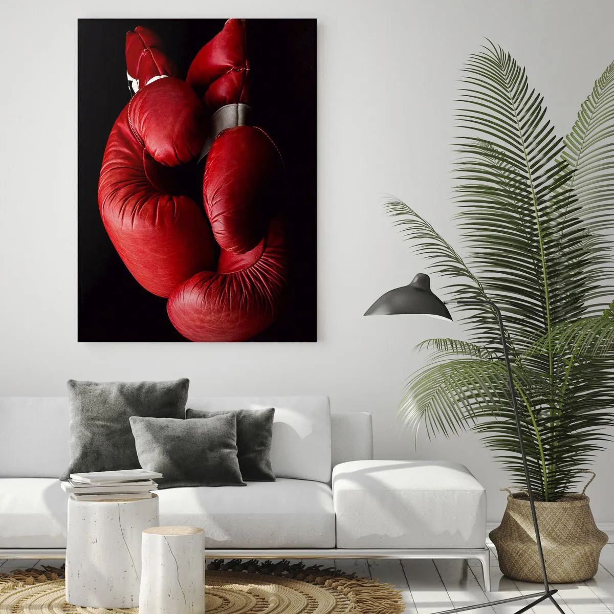 Obraz na skle - Emoce války za námi - 50x70 cm