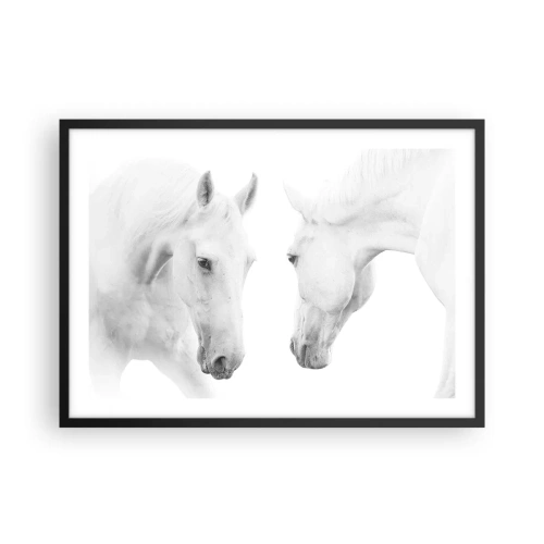 Plakát v černém rámu - Je to přátelství…? - 70x50 cm