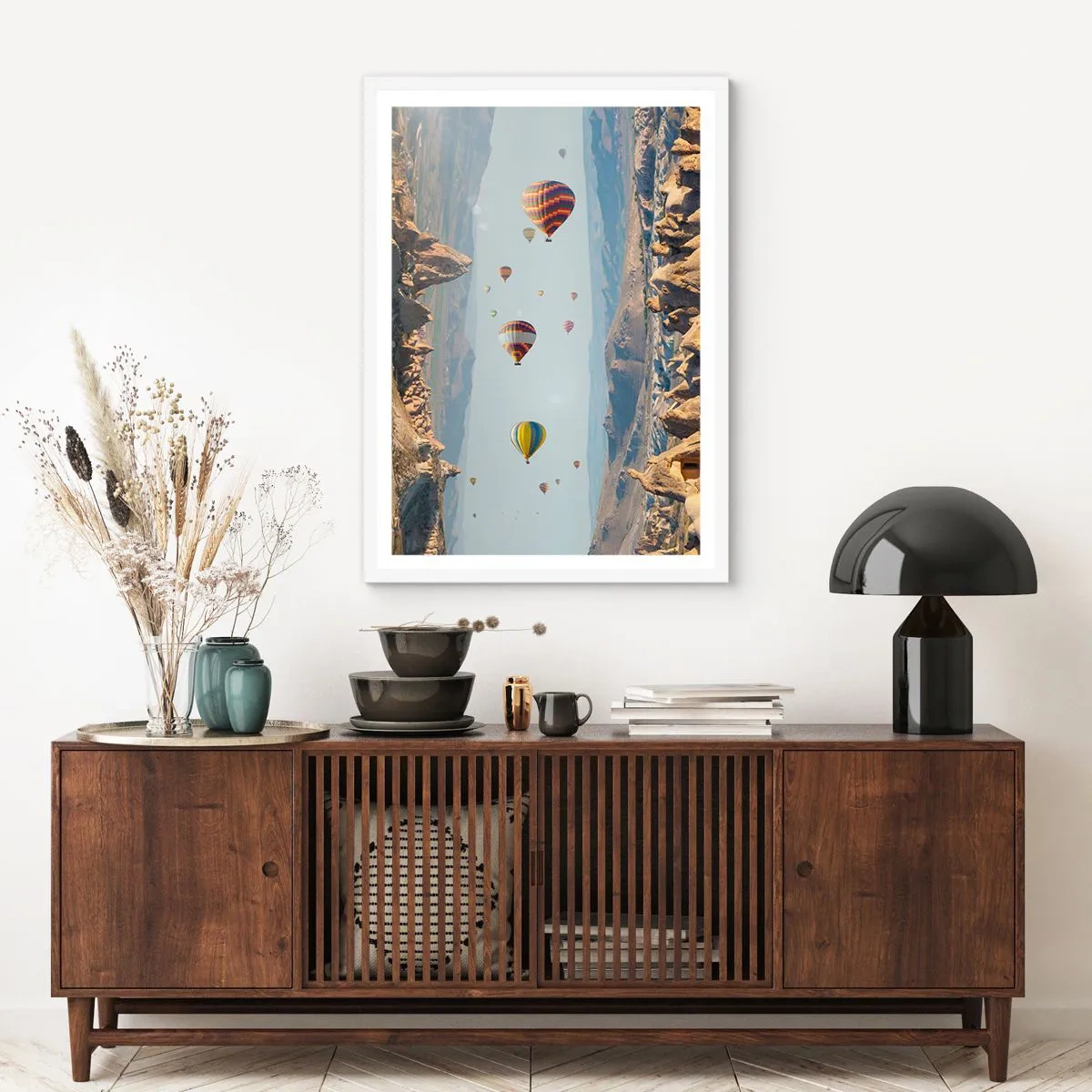 Plakát v bílém rámu - Zde je možné vše - 61x91 cm